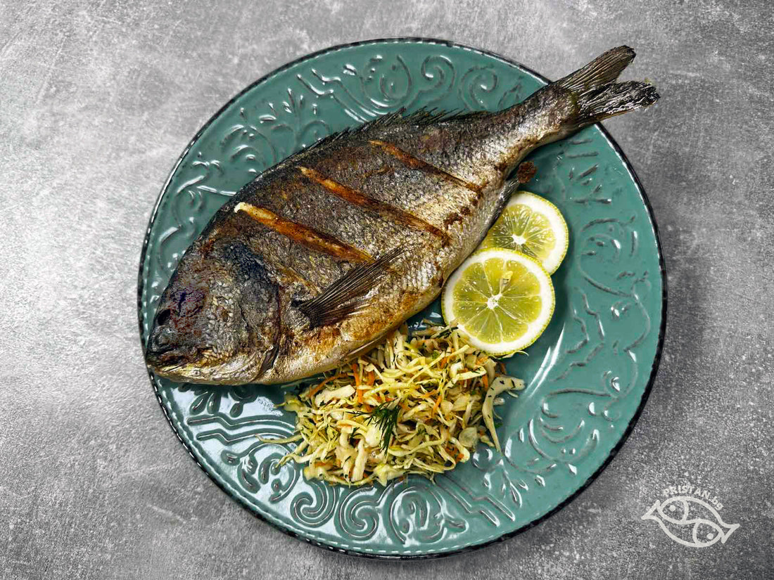 Ципура на скара с билки